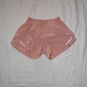 lululemon athletica Hotty Hot High-Rise Lined Short 2.5" Strawberry Milkshake